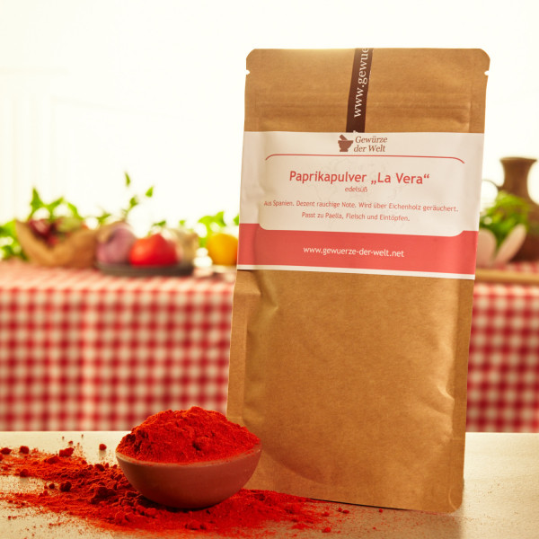 Bio Geräuchertes Paprikapulver edelsüß Paprika Gewürze Gewürze