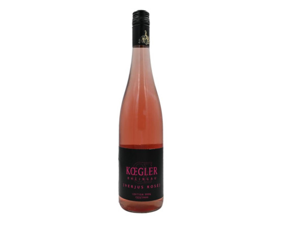 Koegler Verjus rosé 750 ml Limited Edition 2024