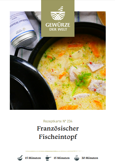 Rezeptkarte N°234 Französischer Fischeintopf