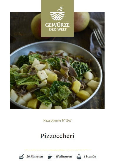 Rezeptkarte N°247 Pizzoccheri